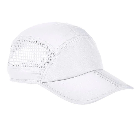 Quilted SweatshirtsBA657 - Big Accessories Foldable Bill Performance Cap | White